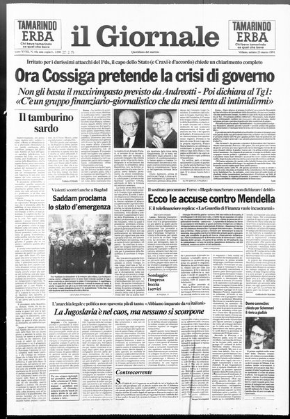 Il giornale : quotidiano del mattino